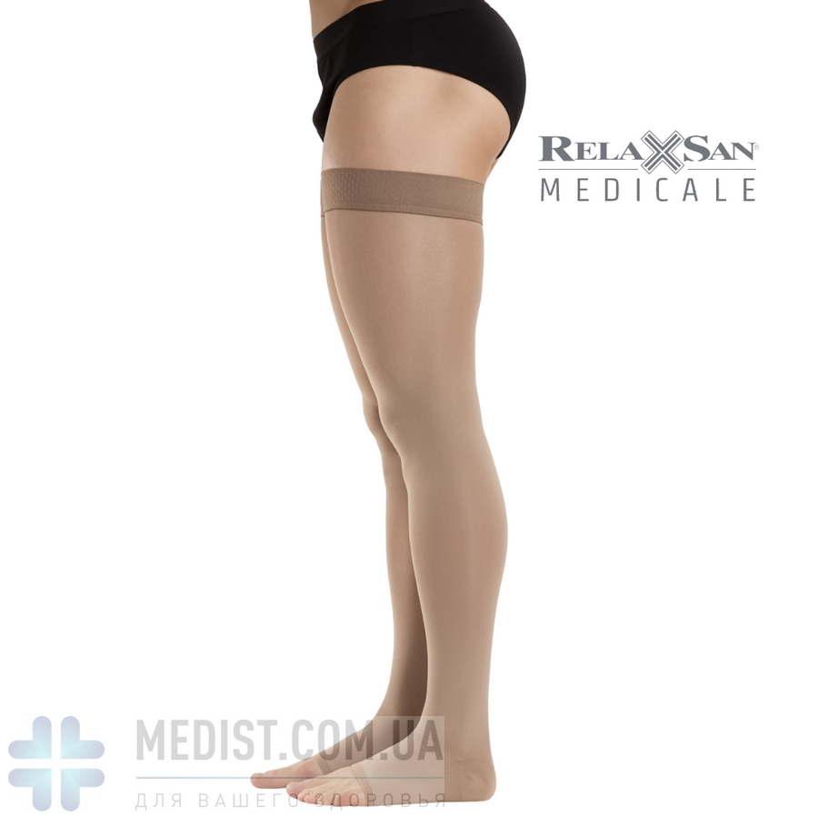 Компрессионные чулки Relaxsan Medicale Premium 2 класс компрессии с открытым носком ДЛЯ ЖЕНЩИН И МУЖЧИН